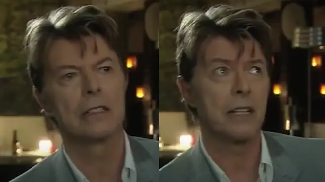 In an interview recorded on the 2006 set of TV show Extras, David Bowie deadpans to the camera as he talks about his work as a 'serious actor'