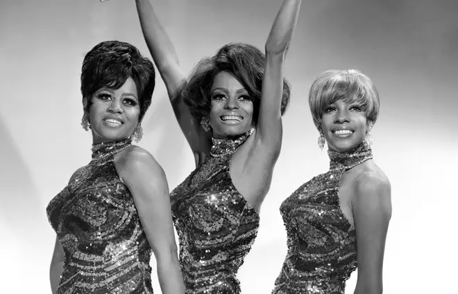 Diana Ross (centre) was part of The Supremes from their beginning in 1959 – when they were called The Primettes – to when she went solo in 1970. Right: Mary Wilson.