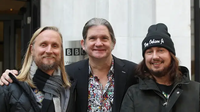 Roy Orbison's sons Alex, Wesley and Roy Jr in 2017