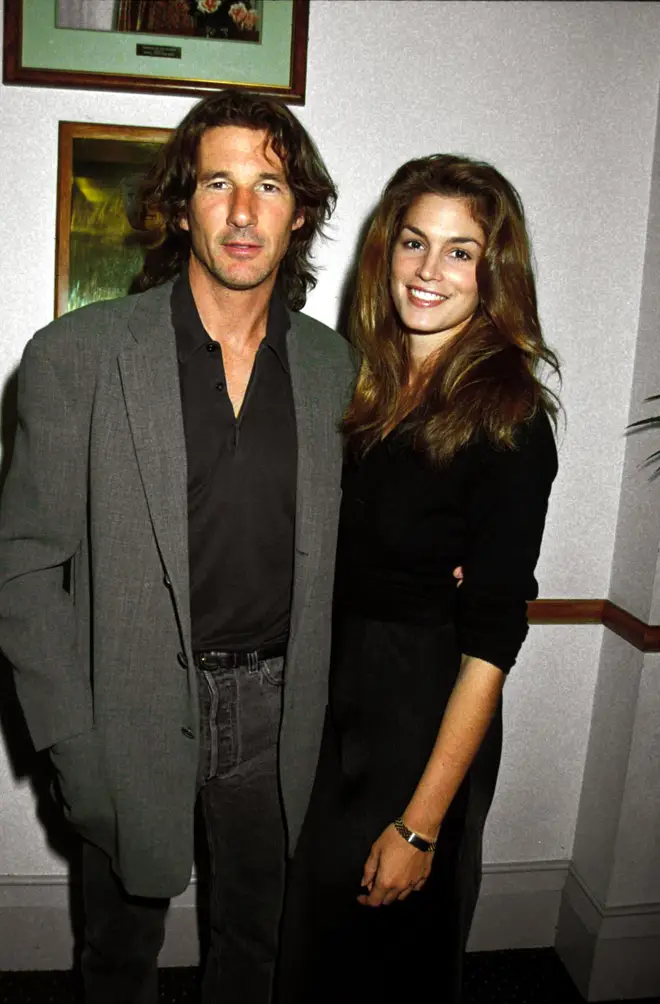 Richard Gere married Cindy Crawford in 1991, nine years after An Officer and a Gentleman made him a household name.