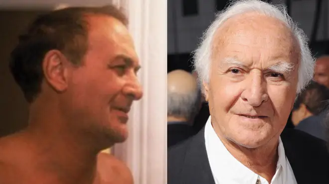 Actor Robert Loggia in 1982 and right, in 2012.
