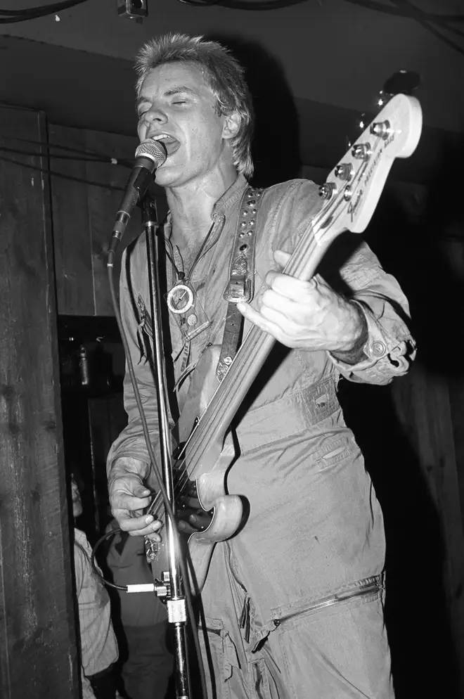 Sting performing in the 1970s
