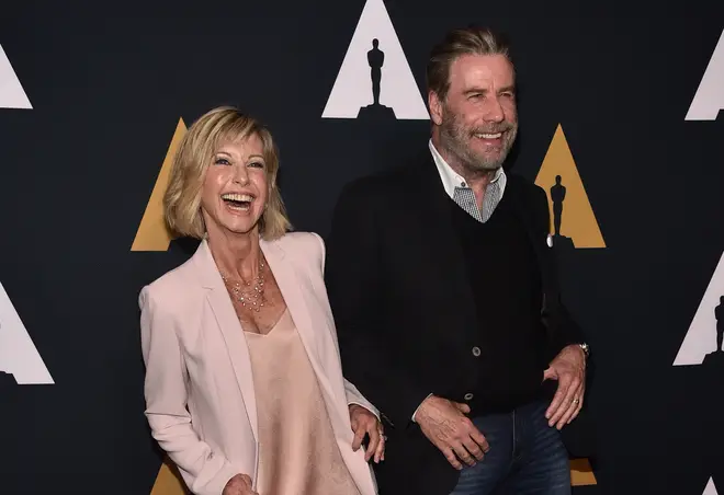 Olivia Newton-John and John Travolta in 2018