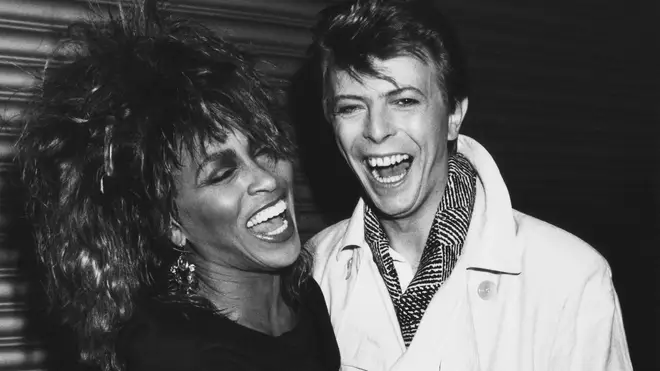 Tina Turner and David Bowie in 1985