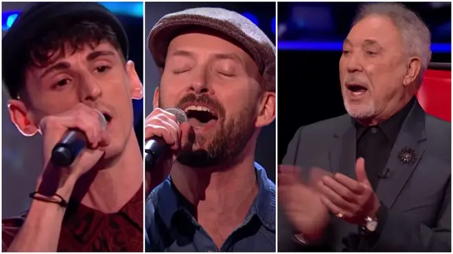 On February 20, Olly Murs' contestants Joe Topping (centre) and Alex Harry (left) took to the stage for the Battles round of The Voice UK and gave a stunning rendition of Celine Dion's 'Think Twice'.
