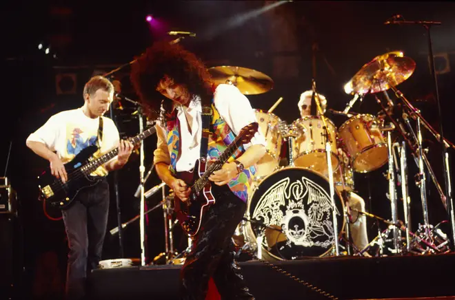 Within six months of Freddie Mercury's death, a tribute concert was arranged where the greatest performers from music and stage were invited to give tribute to the Queen star for one last time. Pictured, Queen.