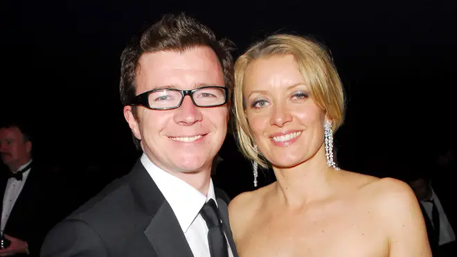 Rick Astley and wife Lene Bausager