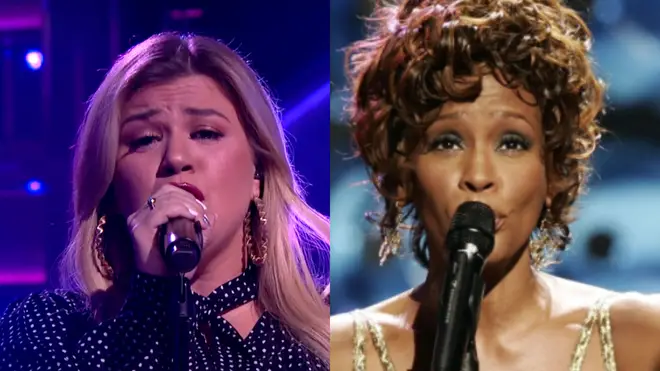 Kelly Clarkson sang a stunning version of Whitney Houston's 'Run To You'