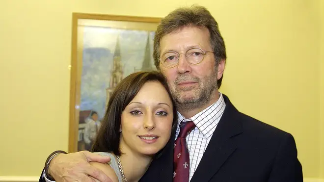 Eric Clapton with daughter Ruth in 2003