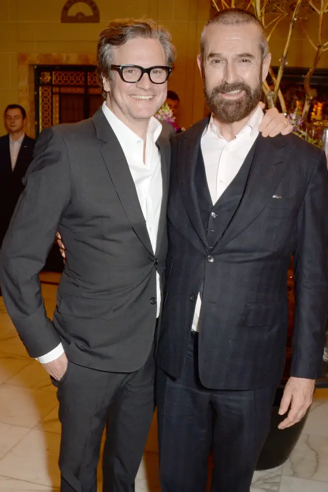 Both Colin Firth and Rupert Everett confirm they are now friends. Pictured in 2005.
