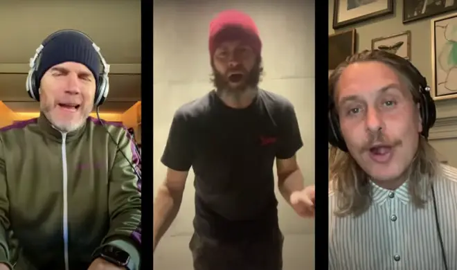 Howard Donald and Mark Owen joined Gary Barlow on his YouTube channel for a special video which saw the three reunite online to sing their 1995 hit.