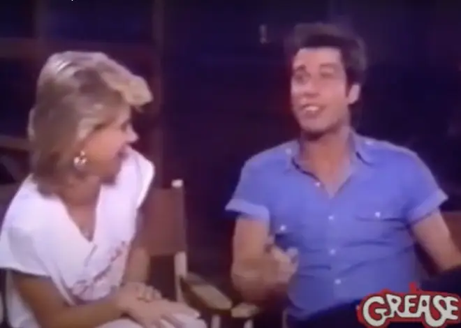 "Well then you&squot;re really stupid," John Travolta laughs at Olivia as the two then try to continue the interview.