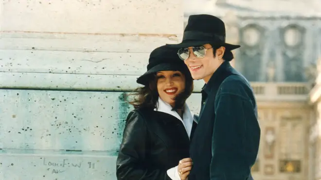Michael Jackson and Lisa Marie Presley