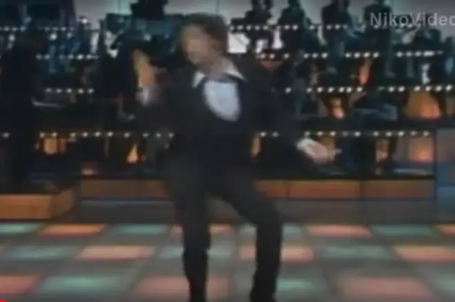 Tom Jones showed off dance moves that could rival good friend Elvis Prelsey.