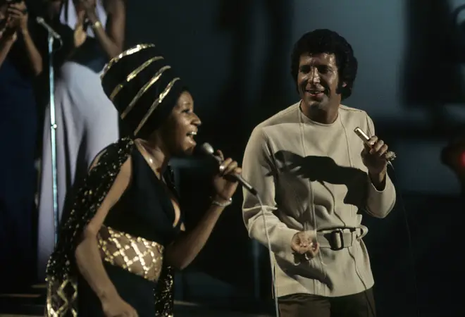 Aretha Franklin was just one of the many stars who performed on TV show 'This Is Tom Jones' (pictured in 1970).