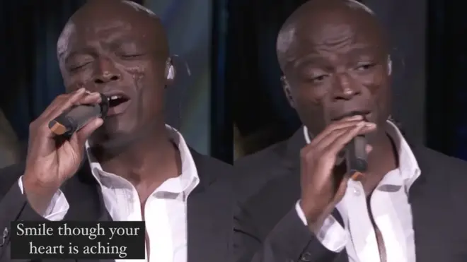 Seal uploaded a video of him singing Nat King Cole's 'Smile' on the eve of Mother's Day.