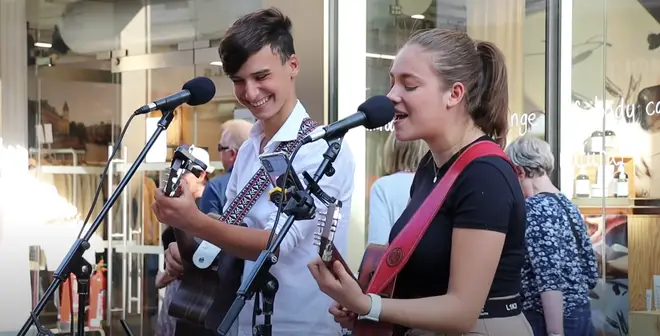 Allie's effortless vocals shine through as she sings along to the Ghost theme.