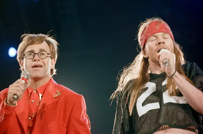 Elton John, Axl Rose and Queen gave a stunning performance of 'Bohemian Rhapsody' at The Freddie Mercury Tribute Concert in 1992