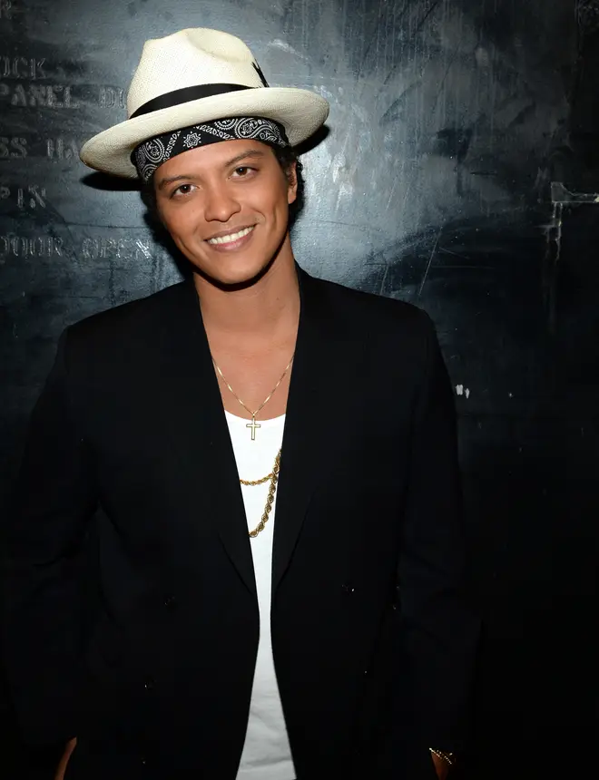 Bruno Mars was once the world's youngest Elvis Presley impersonator.