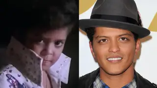 Bruno Mars was interviewed by Jonathan Ross in 1989 as the world's youngest Elvis Presley impersonator.