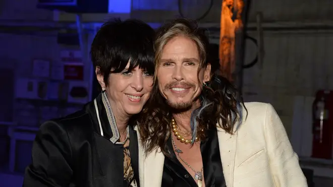 Diane Warren with Aerosmith's Steven Tyler in 2016