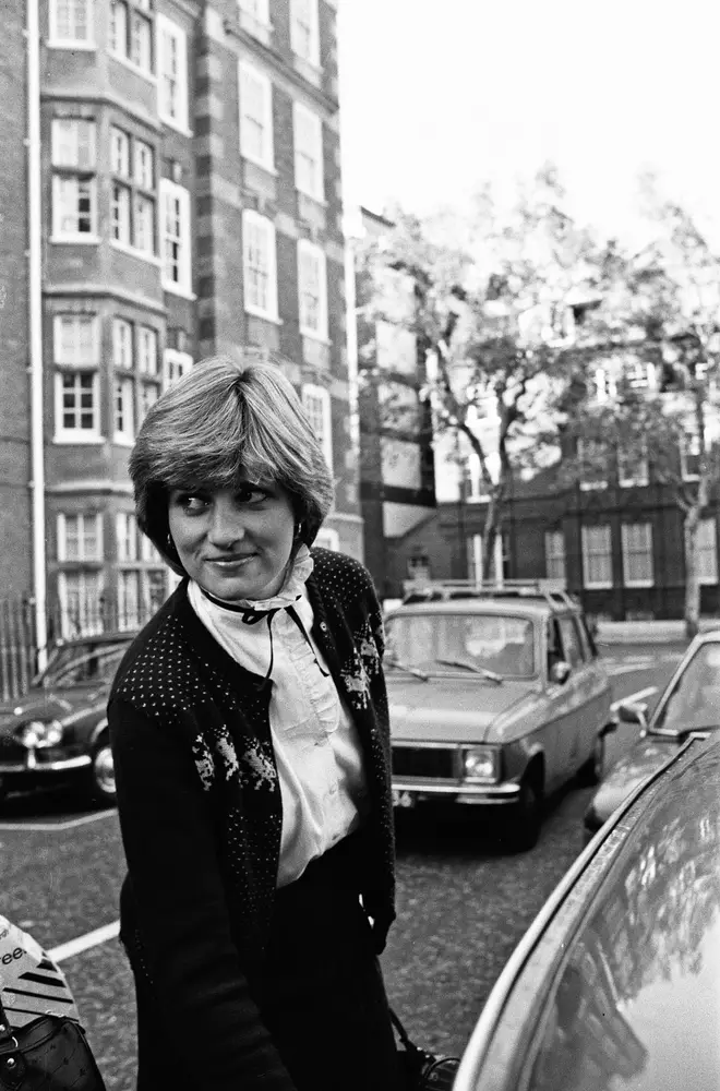 It is thought the commemoration will be placed outside the apartment Lady Diana Spencer shared with friends in Earl's Court. Pictured, Princess Diana outside her Earl's Court flat in 1980.