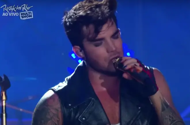 Adam Lambert sang the opening verses of 'Bohemian Rhapsody' at Rock In Rio in 2015.