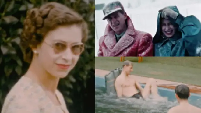 New unseen footage of the pair relaxing in New Zealand on Christmas day just months after the Queen's coronation gives an incredible insight into the monarch's private life.