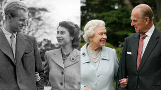 The 73-year love story of Prince Philip and Her Majesty The Queen is one that will be remembered forever. Pictured left, in 1947 and right, in 2007.