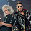 Brian May has revealed Queen have started recording new music with Adam Lambert. Pictured on stage at the Forum on July 3, 2014 in Inglewood, California