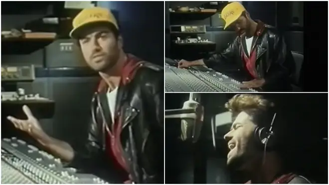 Filmed at a recording studio in 1990, George Michael explains the step-by-step process of how he records the music and what goes into making a track.