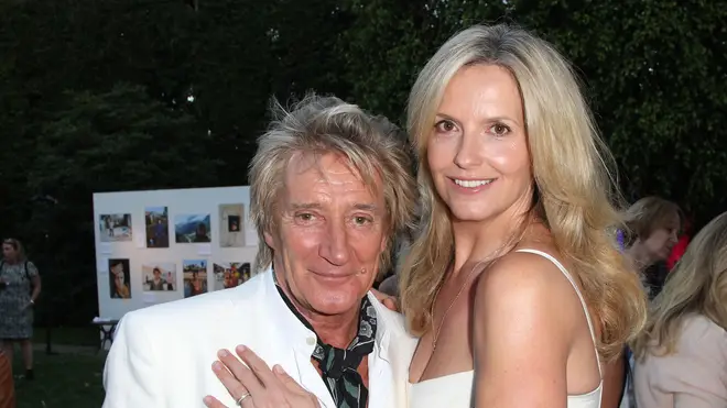 Rod Stewart and Penny Lancaster