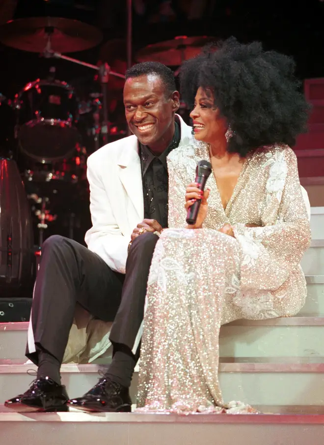 Luther Vandross was great friends with other recording artists including Diana Ross. Pictured, the pair performing together at New York's Madison Square Garden in 2000.