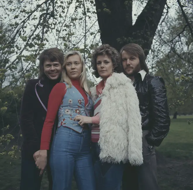 Björn and Agnetha (left) decided to divorce in July 1980, with Benny and Anni-Frid (right) divorcing not long after in 1981.