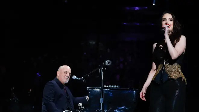 Billy Joel performs with his daughter Alexa Ray in 2018