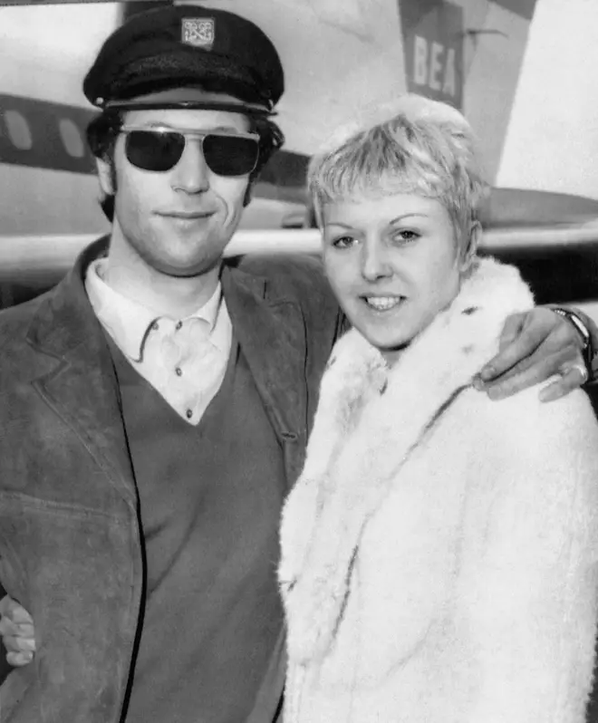 Sir Tom Jones and his wife Linda Trenchard were married for 59 years. Pictured in France in 1965.