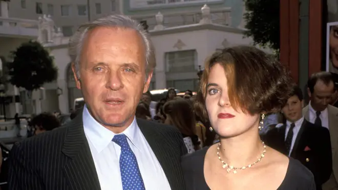 Anthony Hopkins and Abigail Hopkins in the 1990s