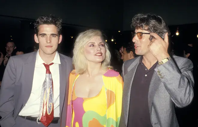 Matt Dillon, musician Debbie Harry of Blondie and actor Richard Gere attend the "Art Against AIDS" Cocktail Party and Auction to Benefit AIDS Research on June 4, 1987 at Sotheby&squot;s in New York City.