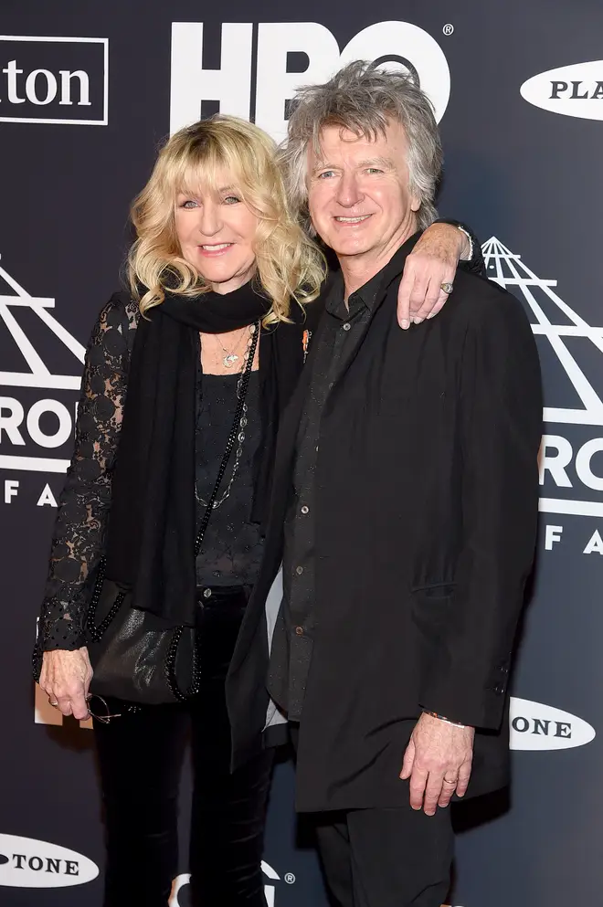 Christine McVie said Stevie Nicks and John McVie won't ever tour again. Pictured with newest Fleetwood Mac member, Crowded House's Neil Finn, at the Rock & Roll Hall Of Fame Induction Ceremony on March 29, 2019 in New York