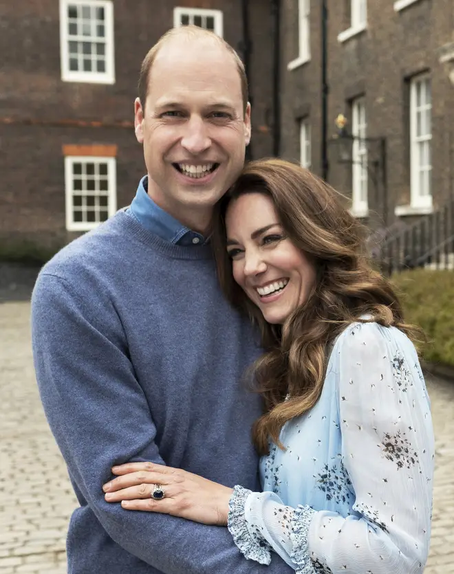 The Duke and Duchess of Cambridge have released new images of themselves to celebrate their ten year anniversary and the young couple look more loved up than ever before.