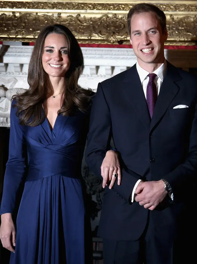 The couple dated for eight years and after a short lived break-up in 2007, reunited to announce their engagement to the world with a photocall at Buckingham Palace in 2010.