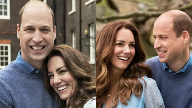 William and Kate marked their ten year anniversary by releasing photos of them embracing in the grounds of Kensington Palace, taken this week by photographer Chris Floyd.