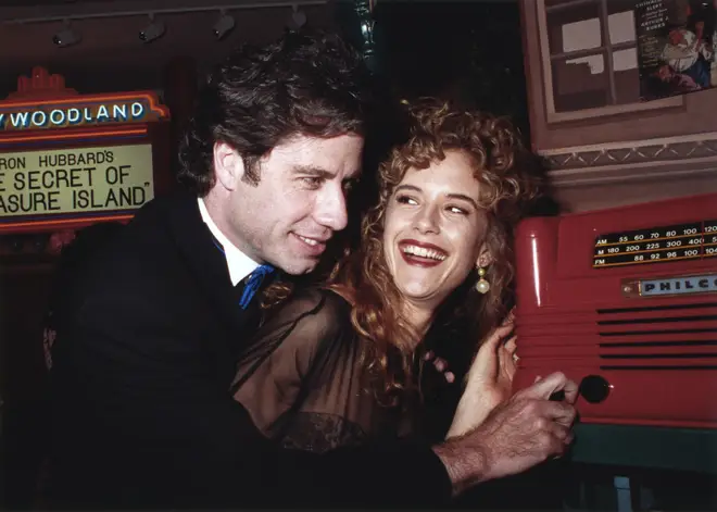 John Travolta and his wife kelly Preston had been married for 19-years after first meeting on the set of the movie The Experts in 1987. Pictured in 1991.