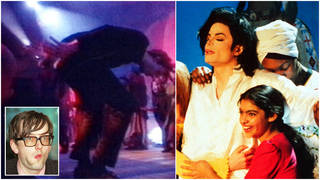 Frontman of Pulp Jarvis Cocker (inset) crashed the stage while Michael Jackson was performing 'Earth Song' at the 1996 Brit Awards in London.