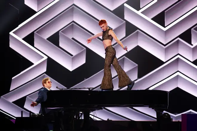 Elton John was accompanied by Years And Years frontman Olly Alexander for a breathtaking rendition of the Pet Shop Boys' 1987 hit.