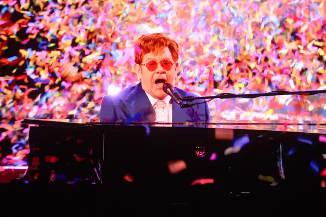 Elton and Olly's performance was inspired by the Russell T. Davies TV series It's a Sin.