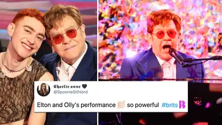 Brit Awards 2021: Elton John joins Olly Alexander for sensational Pet Shop Boys' 'It's A Sin' cover