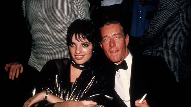 Liza Minnelli with fashion designer, Halston