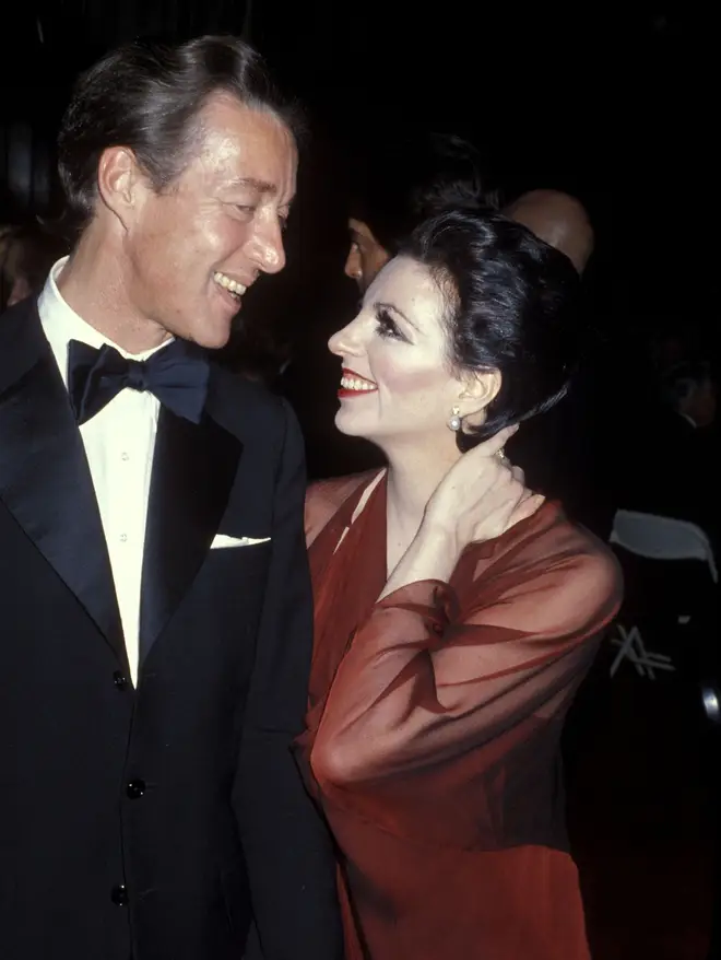 Liza Minnelli and Halston at the Martha Graham Dance Company Benefit Gala