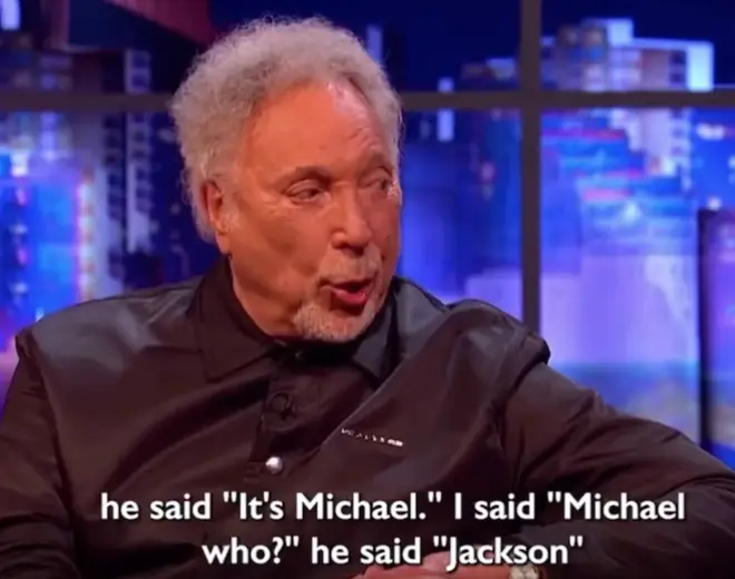 Tom Jones revealed Michael Jackson showed up at his house when he moved into a new Los Angeles neighbourhood.